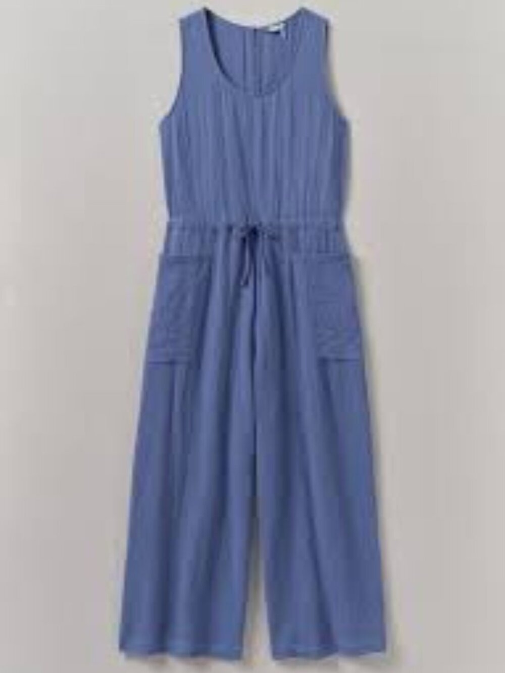 NWT TOAST Crinkle Cotton Gauze Jumpsuit - Cornflower
